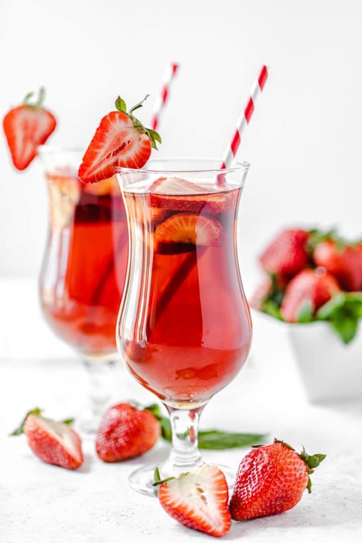 strawberry iced tea