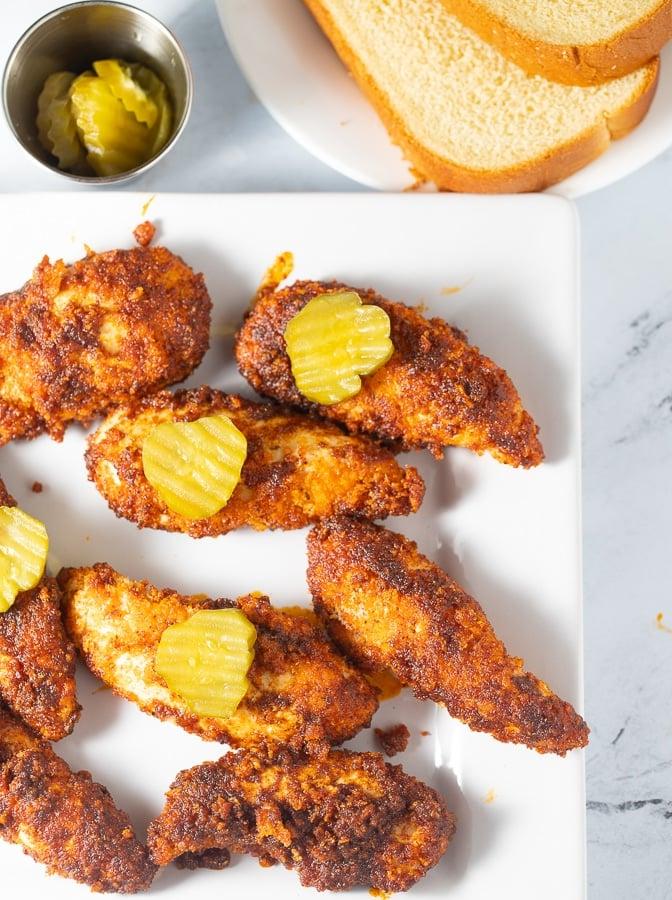 Nashville hot chicken tenders