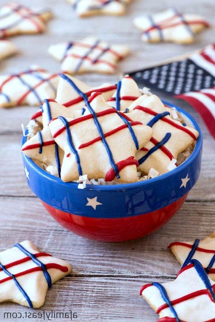 star spangled sugar cookies