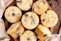 Irresistible White Chocolate Blueberry Muffins