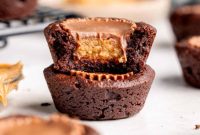 Peanut Butter Cup Brownie Bites