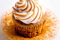 Torched Meringue Sweet Potato Cupcakes