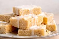 Zesty Lemon Sugar Cookie Bars with Sweet Glaze