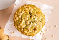 Matcha White Chocolate Muffins