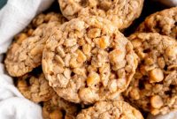 Chewy Sea Salt Butterscotch Oat Cookies