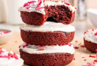 Frosted Red Velvet Donut Indulgence