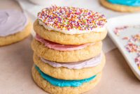 Pillowy Sour Cream Cookies with Sweet Frosting