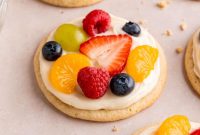 Colorful Fruit Pizza Sugar Cookies