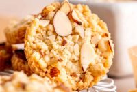 Flaky Almond Croissant Shortbread Cookies