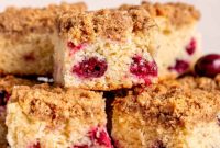 Quick Cranberry Coffee Cake