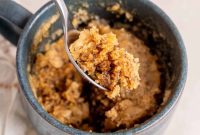 Speedy Eggless Banana Bread Mug Cake