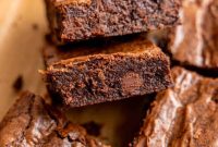 Decadent Small Batch Fudgy Brownies
