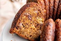 Golden Banana Chocolate Bundt