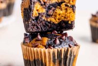 Decadent Double Chocolate Pumpkin Muffins