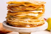 Caramel Apple Mille Crêpe Indulgence