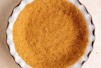 Easy 3-Ingredient Graham Cracker Pie Crust