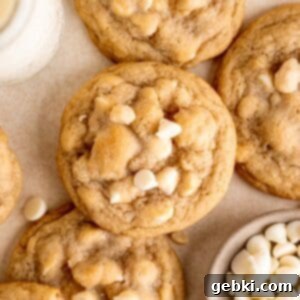 Irresistible White Chocolate Macadamia Nut Cookies 10 White chocolate chip macadamia nut cookies.