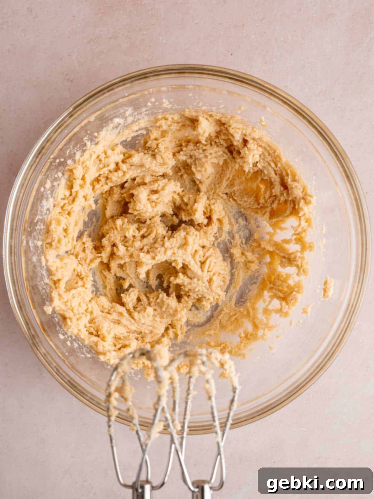 Ultimate S'mores Edible Cookie Dough 4 Creamed butter, granulated sugar, brown sugar, and vanilla extract in a large mixing bowl.
