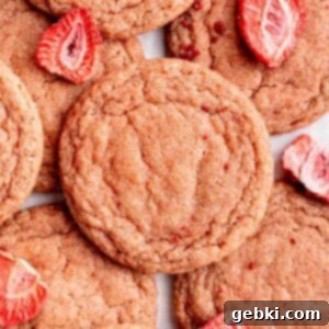 Effortlessly Soft Strawberry Sugar Cookies 10 Soft and chewy strawberry sugar cookies.