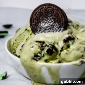 Mint Oreo Ice Cream