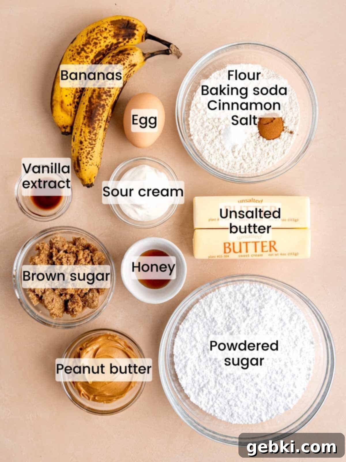 The Easiest Frosted Banana Cake Ever 2 Ingredients needed to make a banana snack cake with frosting.