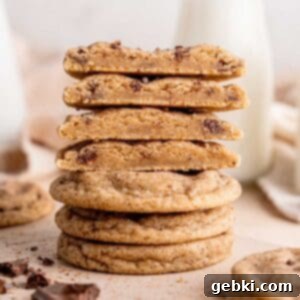 Nutty Browned Butter Snickerdoodle Cookies 12 Stacked browned butter snickerdoodle cookies.