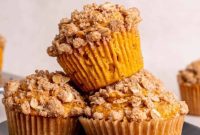 Effortless Pumpkin Oatmeal Muffins with Perfect Crumbly Streusel